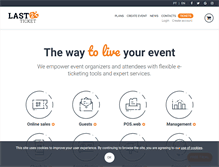 Tablet Screenshot of last2ticket.com